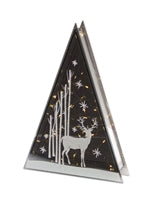 sunshineindustries - LED Glass Deer and Tree Table Piece