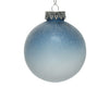 Shatterproof Blue & White Icy Look Ornament, Set of 3
