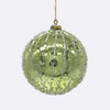 Shatterproof Green Icy Ball Ornament, Set of 4