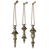 sunshineindustries - Metal Finial Ornament with Gold Accent