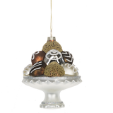 Glass Truffles on a Stand Ornament