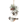 Glass Chickadee Bunch Ornament