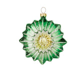 Retro Medallion Glass Ornament