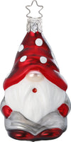 “Kalle” Male Gnome Collectible Glass Ornament