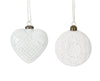 sunshineindustries - White Glass Cushion Ornaments