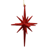 Mid-Century Style Glitter Starburst Ornament, Set of 3