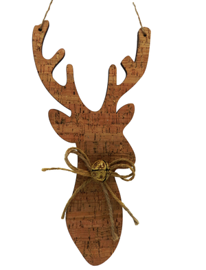 sunshineindustries - Cork Deer Head Ornament