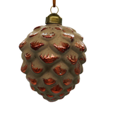 sunshineindustries - Brown Glass Pinecone Ornament, Set of 2