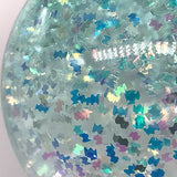 Glitter Ombre Glass Ball Ornament