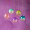 Frosted Ombre Glass Ball Ornament