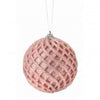 Glittered Net Ball Ornament, Set of 2