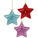 Mercury Glass Style Star Ornament