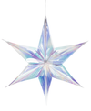Plastic Iridescent Star Ornament