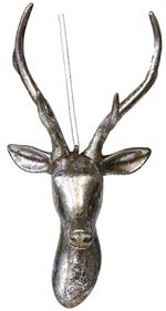 sunshineindustries - Shatterproof Silver Deer Head Ornament