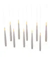 Remote Controlled LED Hanging Candles, Set of 10