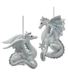Snow Dragon Ornaments