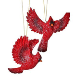 Resin Flying Cardinal Ornament
