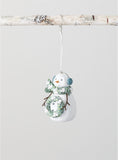Resin Snowman with Wreath