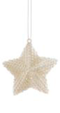 Metallic Shatterproof Glitter Star Ornament, Set of 2