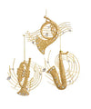 Musical Ornaments on a Staff, Set of 3